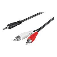 Wentronic goobay - Audiokabel - mini-phone stereo 3.5 mm männlich zu RCA x 2 männlich