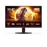 AOC G4 Q24G4RE, 60,5 cm (23.8"), 2560 x 1440 Pixel, Quad HD, LED, 1 ms, Schwarz, Rot