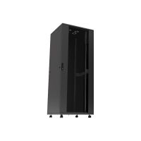 LogiLink Canovate - Schrank Netzwerkschrank - Schwarz, RAL 9005 - 22U - 48.3 cm (19")