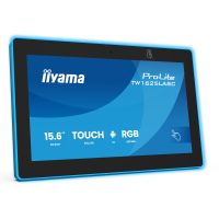 Iiyama 15.6" (34.4 cm) PCAP 10 Punkt Touchmonitor PC mit Android-Betriebssystem, Power-over-Ethernet-Technologie, NFC-/RFID-Lesegerät und einer RGB-LED-Leiste um das Display, Interaktiver Flachbildschirm, 39,6 cm (15.6"), LED, 1920 x 1080 Pixel, WLAN, 24/