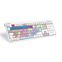 Logickeyboard LKB-PPROCC-CWMU-DE, Full-size (100%), Verkabelt, USB, Membran Key Switch, QWERTZ, Weiß