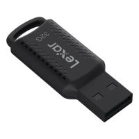 Lexar JumpDrive LJDV400032G-BNBNG, 32 GB, USB Typ-A, 3.2 Gen 1 (3.1 Gen 1), 100 MB/s, Dia, Schwarz