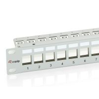 Equip Patch Panel - CAT 6a - Hellgrau - 24