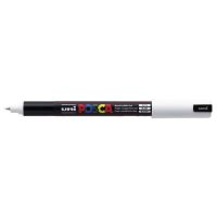 Mitsubishi Uni-Ball uni POSCA PC-1MR, 1 Stück(e), Weiß, Rundspitze, Schwarz, Weiß, 0,7 mm, Tinte auf Wasserbasis