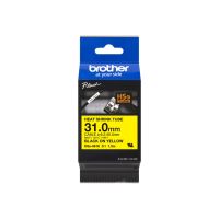 Brother HSe-661E - Schwarz auf Gelb - Rolle (3,1 cm x 1,5 m)