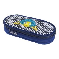 Herlitz 50038435, Weiches Federmäppchen, Polyester, Blau, Abbildung, Reißverschluss, Kind