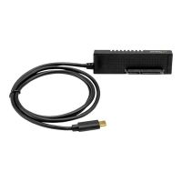 StarTech.com USB-C auf SATA Adapter Kabel - für 2,5 / 3,5" SATA SSD / HDD Laufwerke - 10 Gbit/s - USB 3.1 - SATA zu USB Adapter - Speicher-Controller - 2.5", 3.5" (6.4 cm, 8.9 cm)