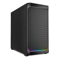 Sharkoon MK4 RGB Strip, Micro Tower, PC, Schwarz, micro ATX, Mini-ITX, Multi, Vorderseite