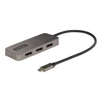 StarTech.com USB-C to Triple DisplayPort 1.4 MST Hub, 4K 60Hz, 1ft (30cm)