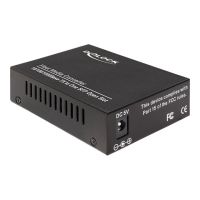 Delock Media Converter 1000Base-T to SFP - Medienkonverter - 1GbE - 10Base-T, 1000Base-LX, 1000Base-SX, 100Base-TX, 1000Base-T - RJ-45 / SFP (mini-GBIC)