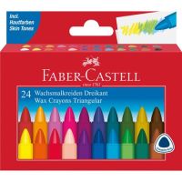 FABER-CASTELL 120024, 24 Stück(e), Mehrfarbig, Mehrfarbig, Junge/Mädchen, Box, Papier