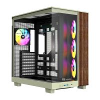 Thermaltake CA-11E-00MEWN-WS, Midi Tower, PC, Grün, ATX, micro ATX, Mini-ITX, Gaming, Multi