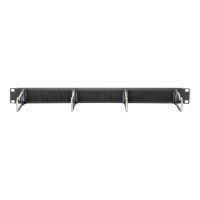 DIGITUS Kabelrangierpanel mit Stahlbügeln und Bürstenleiste für 482,6 mm (19")-Schränke, 1HE