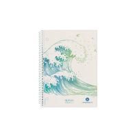 Herlitz GREENline, Muster, Weiß, A5, 70 Blätter, Kariertes Papier, Erwachsener