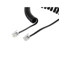 S/CONN maximum connectivity S-Impuls 70135-7.5 - 7,5 m - RJ10 - RJ10 - Schwarz - Männlich/Männlich - Flach