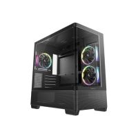 Deepcool CG380U 3F - Micro-ATX - micro ATX - Seitenteil mit Fenster (gehärtetes Glas)
