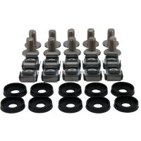 Rockstable M6 Kreuzschlitzschrauben Set, Gestellbefestigung, Silber, 10 Stück(e)
