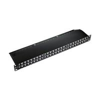 Equip Patch Panel - CAT 6e - STP - Schwarz - 1U - 48.3 cm (19")