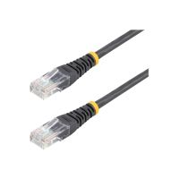 StarTech.com 15m Cat5e RJ45 UTP Patchkabel - Cat 5e Netzwerkkabel - Schwarz - Patch-Kabel - RJ-45 (M)