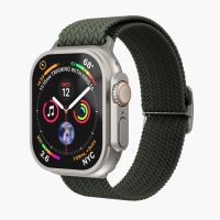 Vonmählen Woven Loop, Gurt, Smartwatch, Olive, Apple, Apple Watch 44 | 45 | 46 | 49 mm, Nylon