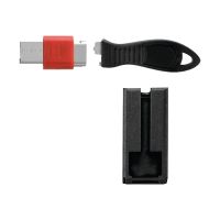 Kensington USB Port Lock with Cable Guard - Square