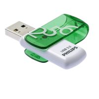 Philips FM25FD00B/00, 256 GB, USB Typ-A, 3.2 Gen 1 (3.1 Gen 1), Drehring, 8 g, Grün, Weiß