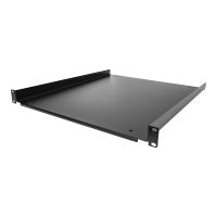 StarTech.com 1HE 19 Zoll Fachboden für netzwerk schrank - Freitragende Rack ablage für Serverschrank/Rack - Frontmontage - Belastbarkeit 25kg - 50cm tiefe Rackablage (SHELF-1U-20-FIXED-S)