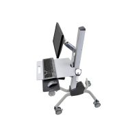 Ergotron Neo-Flex - Wagen - Constant Force-Höhenverstellung - für LCD-Display / PC-Ausrüstung - Aluminium, hochwertiger Kunststoff, verzinker Stahl - Zweistufiges Grau - Bildschirmgröße: bis zu 68,6 cm (bis zu 27 Zoll)