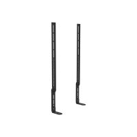 Peerless AV - Befestigungskit (Soundbar-Halterung) - universal - Schwarz - Bildschirmgröße: 140 - 215 cm single displays / 140 - 191 cm dual displays (55" to 85" single displays / 55" to 75" dual displays)
