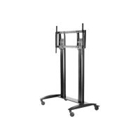 Peerless SmartMount SR598-HUB2 - Wagen - für interaktives flaches Paneel - Aluminium - Schwarz - Bildschirmgröße: 140-249 cm (55"-98")