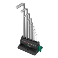 Wera 05022102001, L-förmiger Inbusschlüssel-Satz, Metrisch, 9 Stück(e), 1.5,2,2.5,3,4,5,6,8,10 mm, Chrom, Tschechische Republik