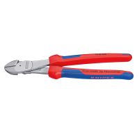 KNIPEX 74 05 250, Diagonale Zange, Chrom-Vanadium-Stahl, Kunststoff, Blau, Rot, 250 mm, 440 g