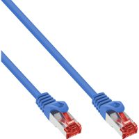 InLine Patchkabel - S/FTP (PiMf) - Cat.6 - 250MHz - PVC - Kupfer - blau - 3m