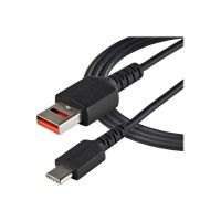 StarTech.com 3ft (1m) Secure Charging Cable, USB-A to USB-C Data Blocker Charge-Only Cable, No-Data Power-Only Charger Cable for Phone/Tablet, Data Blocking USB Protector Adapter Cable - 5V at 2.4A (12W max)