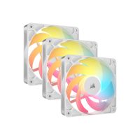 Corsair RS120-R - Gehäuselüfter - invers - 120 mm - weiß (Packung mit 3)