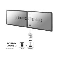 Neomounts NM-D135D - Befestigungskit - Voll beweglich - für 2 LCD-Displays - weiß - Bildschirmgröße: 25.4-68.6 cm (10"-27")