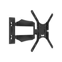 Techly LED 300 - Befestigungskit (Wandmontage) - Voll beweglich - für LCD TV - schmal - Schwarz - Bildschirmgröße: 63.5-132 cm (25"-52")