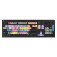 Logickeyboard LKB-EDIUS-A2PC-FR, Volle Größe (100%), Kabelgebunden, USB, Scherenschalter, AZERTY, Schwarz