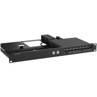 Rackmount.IT Rackmontagesatz - Jet Black - 1U - 48.3 cm (19")