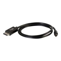 C2G 2m Adapterkabel Mini-DisplayPort auf DisplayPort Stecker/Stecker - Schwarz - DisplayPort-Kabel - Mini DisplayPort (M)