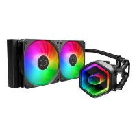 Cooler Master MasterLiquid 240 Core II - Prozessor-Flüssigkeitskühlsystem - Kühlergröße: 360 mm - (für: LGA1851, LGA1700, LGA1200, LGA2066, LGA2011-3, LGA2011, LGA1151, LGA1150, LGA1155, LGA1156, AM4, AM5)
