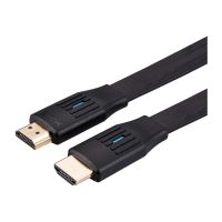 VALUE Ultra High Speed - HDMI-Kabel mit Ethernet - HDMI männlich zu HDMI männlich - 1 m - Doppelisolierung - Schwarz - flach, unterstützt 8K 60 Hz (7680 x 4320)