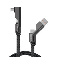 4smarts 541457, 1,5 m, USB A, USB C, Graphit