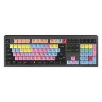 Logickeyboard ASTRA 2, Volle Größe (100%), Kabelgebunden, USB, Scherenschalter, AZERTY, Schwarz