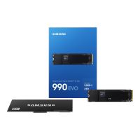 Samsung 990 EVO MZ-V9E2T0BW - SSD - verschlüsselt - 2 TB - intern - M.2 2280 - PCIe 5.0 x2 (NVMe)
