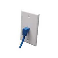 Eaton Tripp Lite Series Down-Angle Cat6 Gigabit Molded UTP Ethernet Cable (RJ45 Right-Angle Down M to RJ45 M)