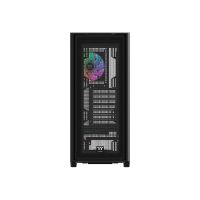 Thermaltake S Series S380 TG ARGB - Mid tower - ATX - Seitenteil mit Fenster (gehärtetes Glas)