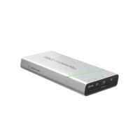 Green Cell PBPLGC20P, 20800 mAh, Lithium-Ion (Li-Ion), Power Delivery, 20800 W, Aluminium, Schwarz, Grün, Hellgrau, Silber