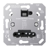 JUNG 1701SE, Kunststoff, -25 - 45 °C, -20 - 70 °C, 50 - 60 Hz, 230 V