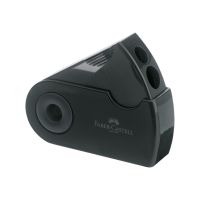 FABER-CASTELL SLEEVE - Spitzer - 2 Löcher - Schwarz